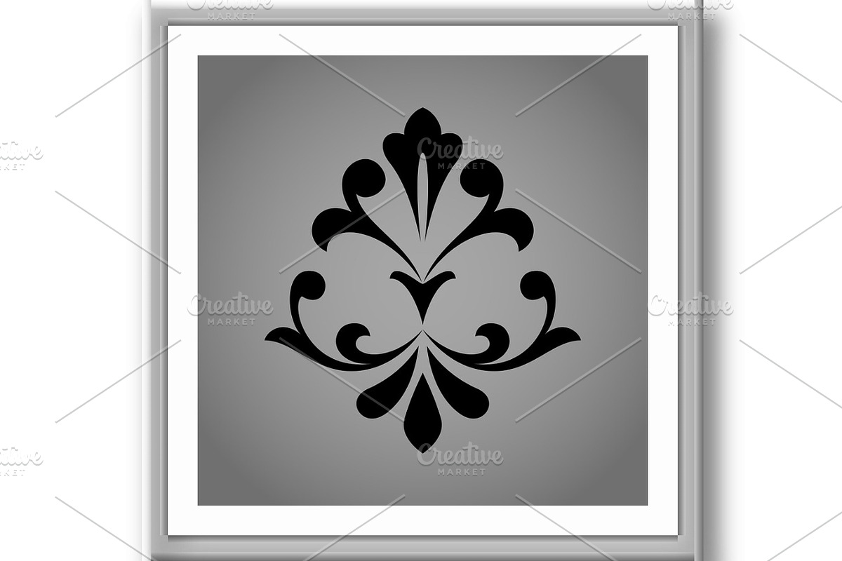 Damask graphic ornament. Floral, an Illustration by RODINA (Photo 2 of 3)
