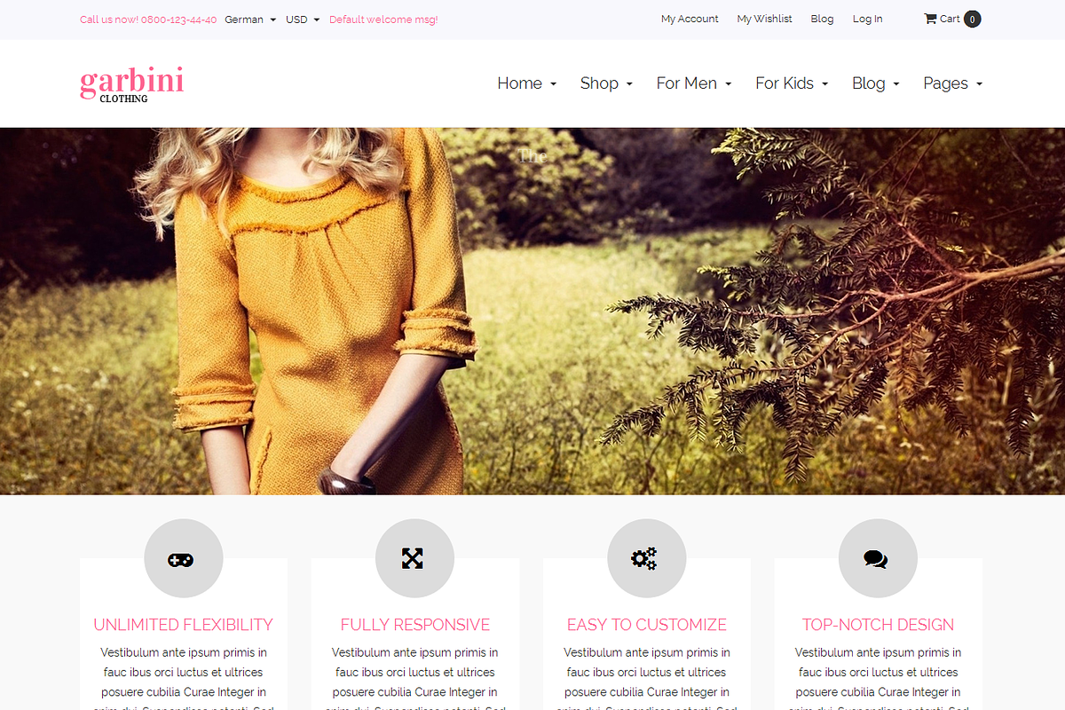 MGS Garbini - Light Clothing theme, a Websites & App Template by ArrowTheme (Photo 2 of 6)