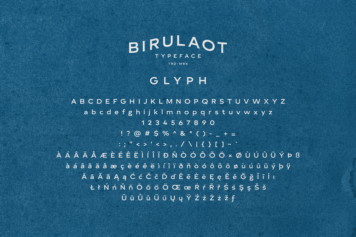 BIRULAOT TYPEFACE, a Serif Font by BLVSUPPLY (Photo 3 of 7)