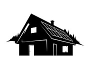 Eco Friendly Solar Home Silhouettes, a Graphic by musafir_fashion (Thumbnail 8 of 13)