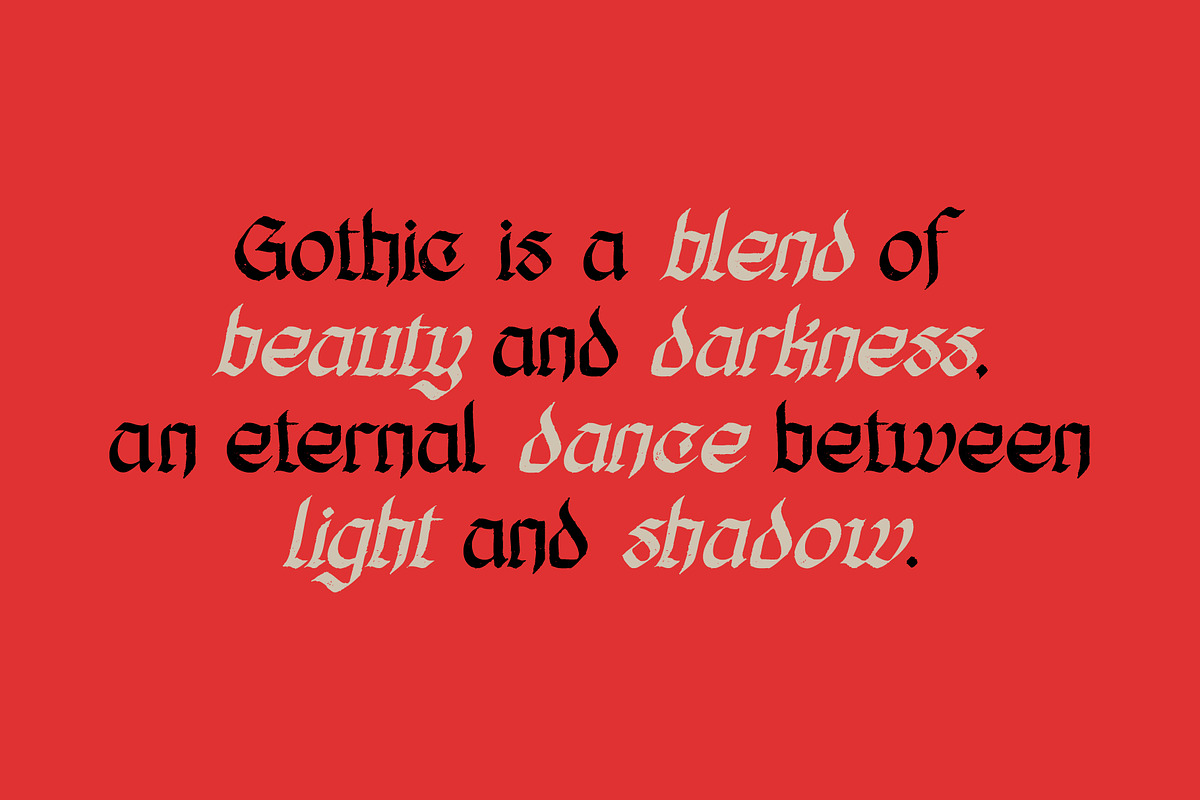 Hillyorn – Modern Blackletter Font, a Blackletter Font by MooneseyeType (Photo 2 of 10)