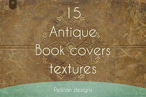 antique book cover textures