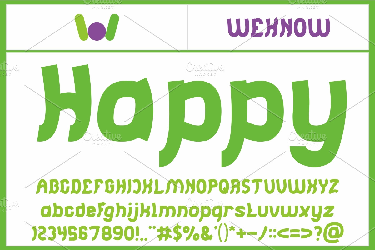 Jumping and Running font, a Font by weknow (Photo 5 of 5)