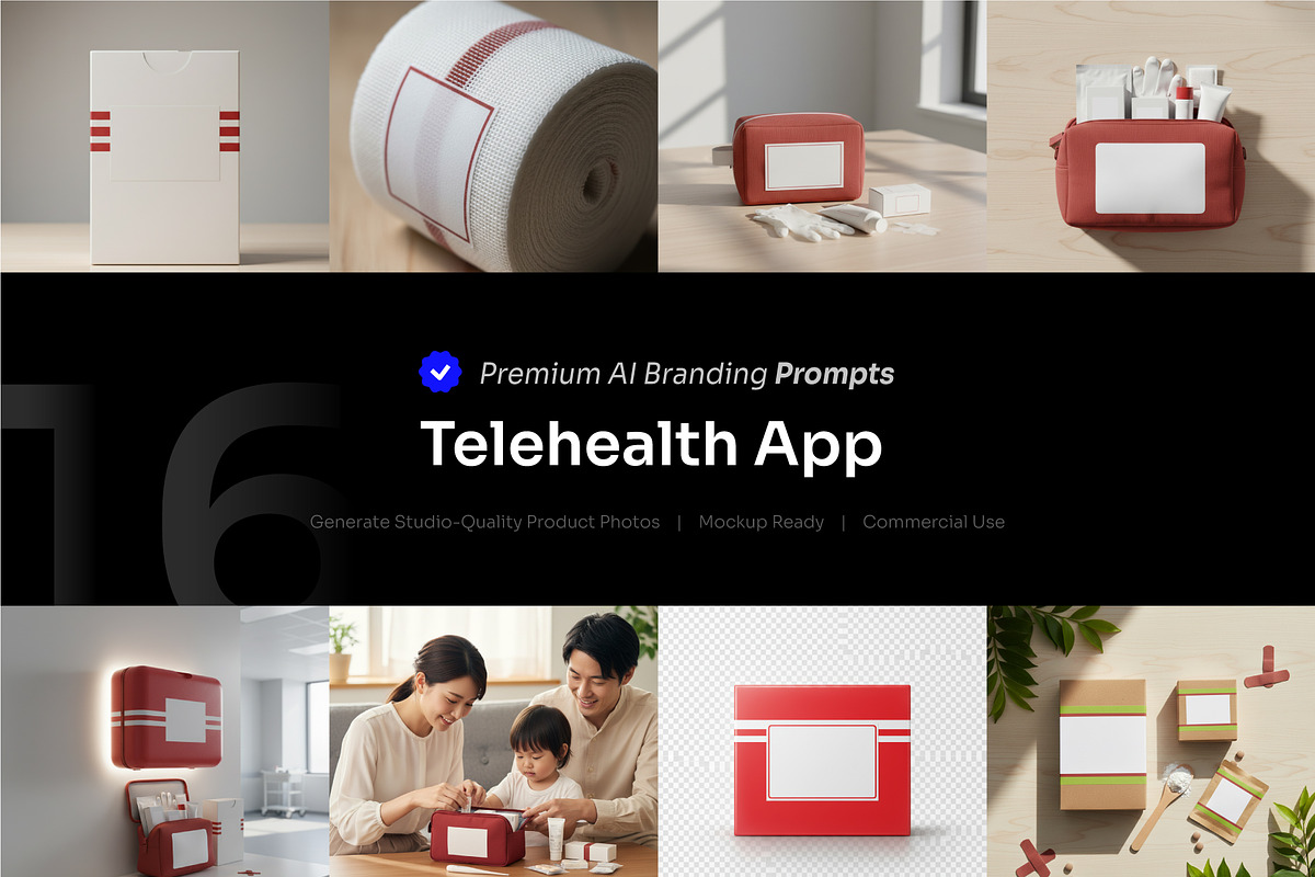 Telehealth App AI Prompt, a Health & Medical Photo by cidcud_graphic (Photo 1 of 2)