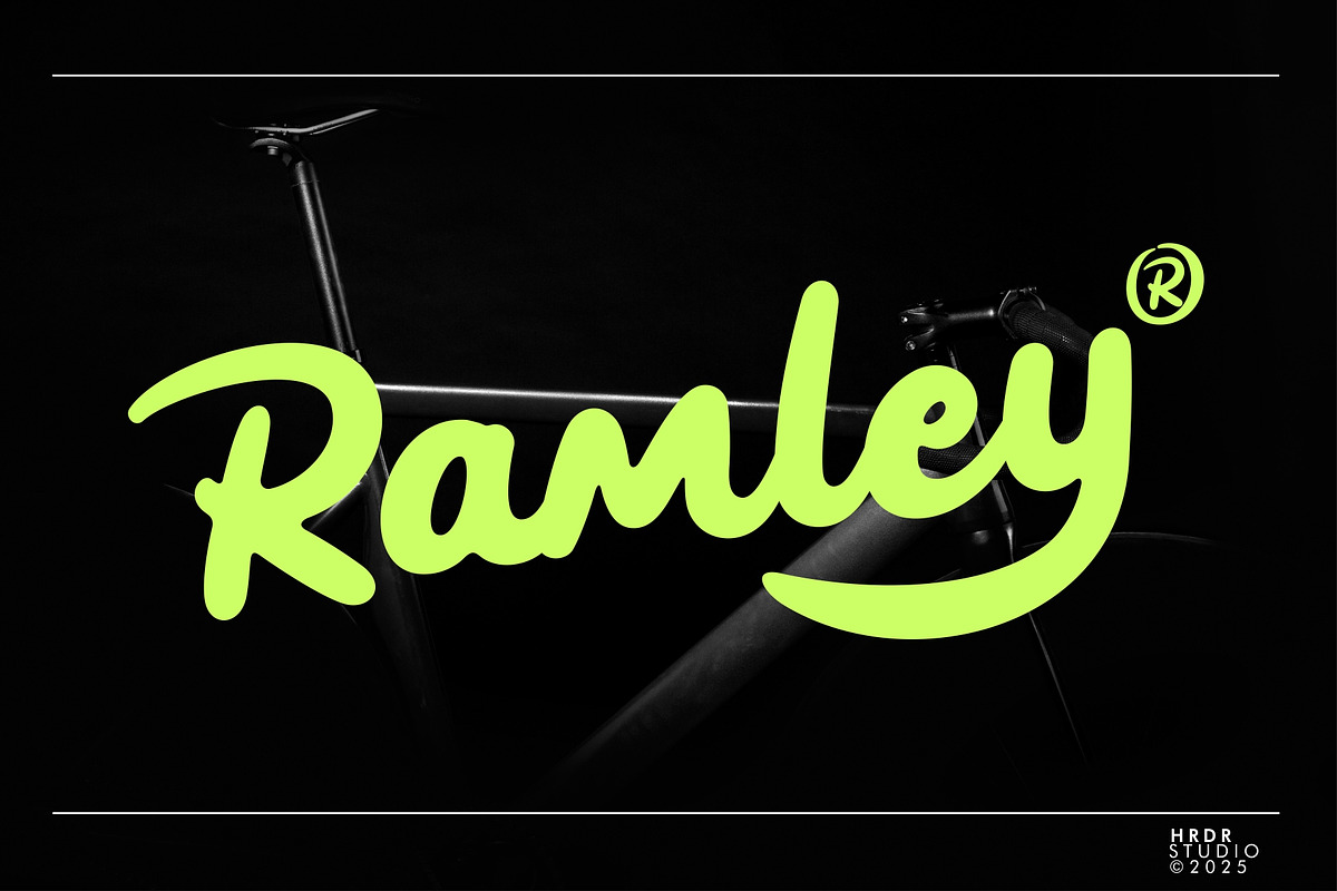 Ramley - Elegant Font, a Script Font by HRDR (Photo 1 of 13)