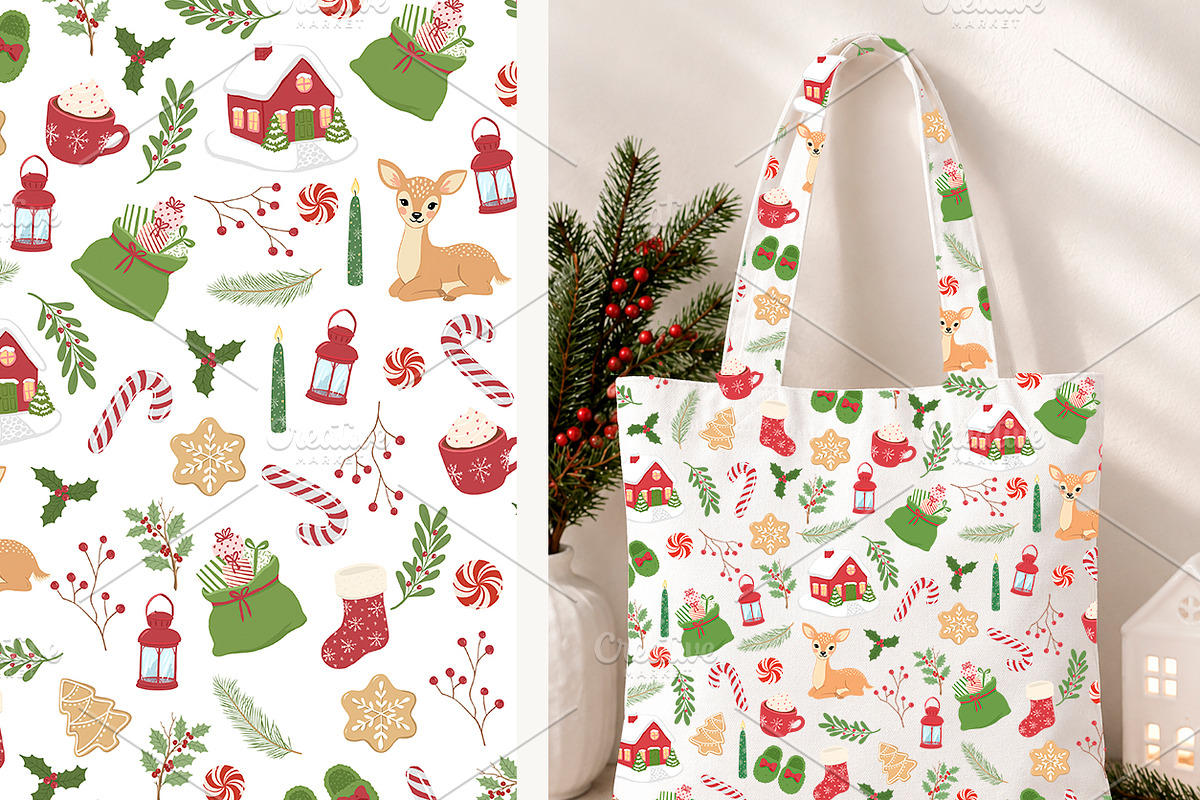 Hand Painted Christmas Clipart PNG, a Seasonal Illustration by PatternPalette (Photo 6 of 13)