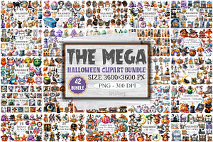 The Big Halloween Clipart PNG Bundle, a Graphic by designcity5