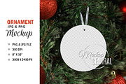 Christmas ornament circle mockup featuring christmas, ornament, and round, a Holiday Photo by HaywireMedia & Mockups (Thumbnail 1 of 2)