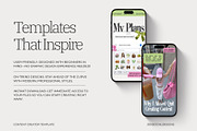 Content Creator Instagram Templates, a Social Media Template by ZenSocialDesigns (Thumbnail 7 of 9)