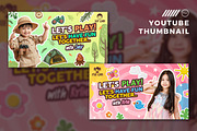 Kids Youtube Thumbnail, a Social Media Template by Aarley Kaiven (Thumbnail 1 of 3)