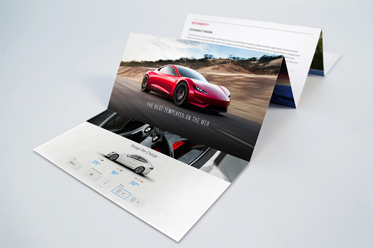 6 Panel Accordion Brochure mock, a Print Template by Shop Mockpro (Photo 3 of 10)