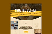 Minimalist Coffee Figma Template, a Landing Page Template by zroch design (Thumbnail 2 of 5)