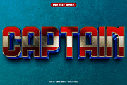 Captain 3D editable text effect, a Layer Style Add-On by Hello Muh (Thumbnail 1 of 2)
