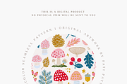 Woodland and Forest Seamless Pattern, a Pattern Graphic by Pati Charm Studio (Thumbnail 4 of 6)