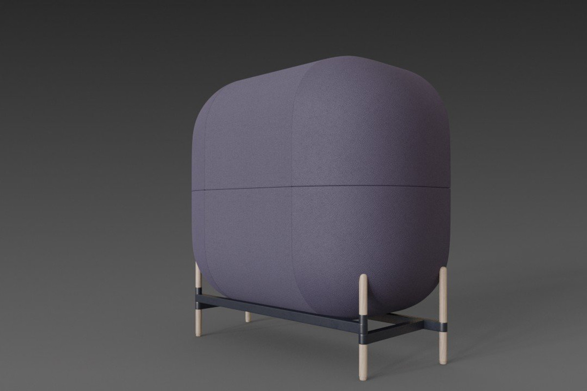 Big capsule chair sofa, a 3D by NojskaAksjon (Photo 6 of 21)