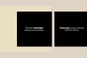 50 INSPIRING INSTAGRAM TEMPLATE, a Social Media Template by RB Boutique (Thumbnail 3 of 10)