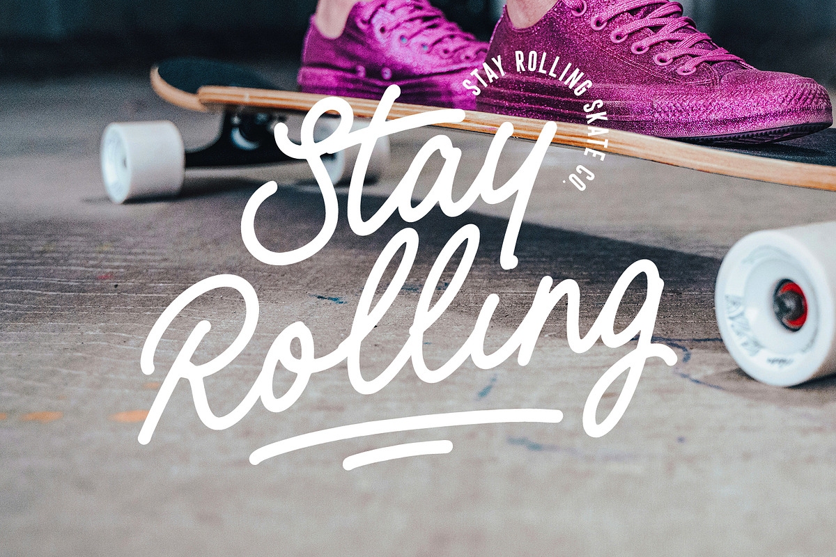 Slick Font, a Script Font by Sam Parrett (Photo 7 of 8)