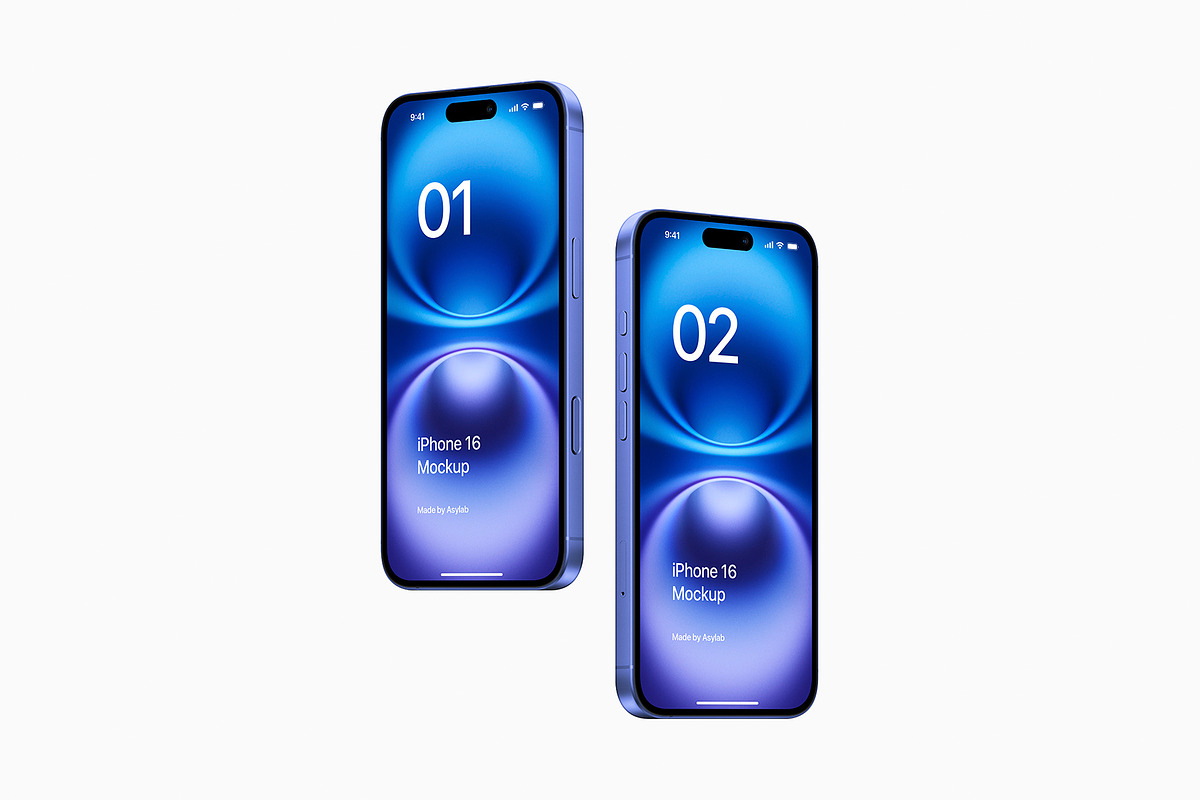 iPhone 16 - 24 Mockups Scenes, an iPhone Mockup by Asylab (Photo 50 of 58)
