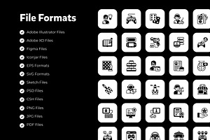 75 Geek Solid Icons