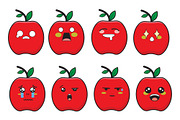 Apple Cute Icon Design, an Emoji Icon by Puteradesign (Thumbnail 3 of 3)