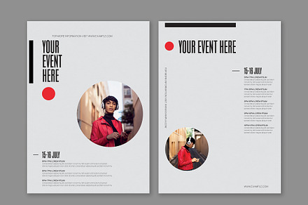 Minimal Poster Design, a Poster Template by wavebreak
