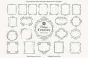 Vintage Ornamental Frames Bundle, a Decorative Illustration by Kusumaillustration (Thumbnail 1 of 11)