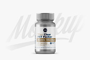 Metallic Plastic Pills Bottle Mockup, a Packaging Mockup by Reformer Mockup (Thumbnail 3 of 6)