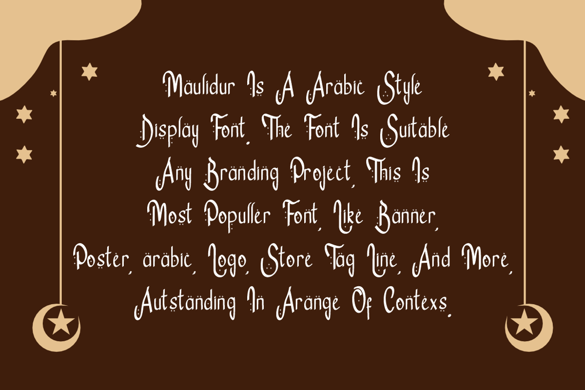 Maulidur - Arabic Font, a Handwritten Font by QR Design Studio (Photo 4 of 6)