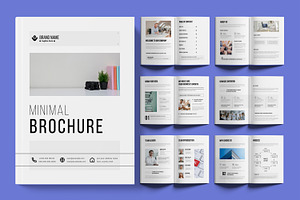 Clean and Minimal Brochure Template, a Brochure Template by ContestDesign