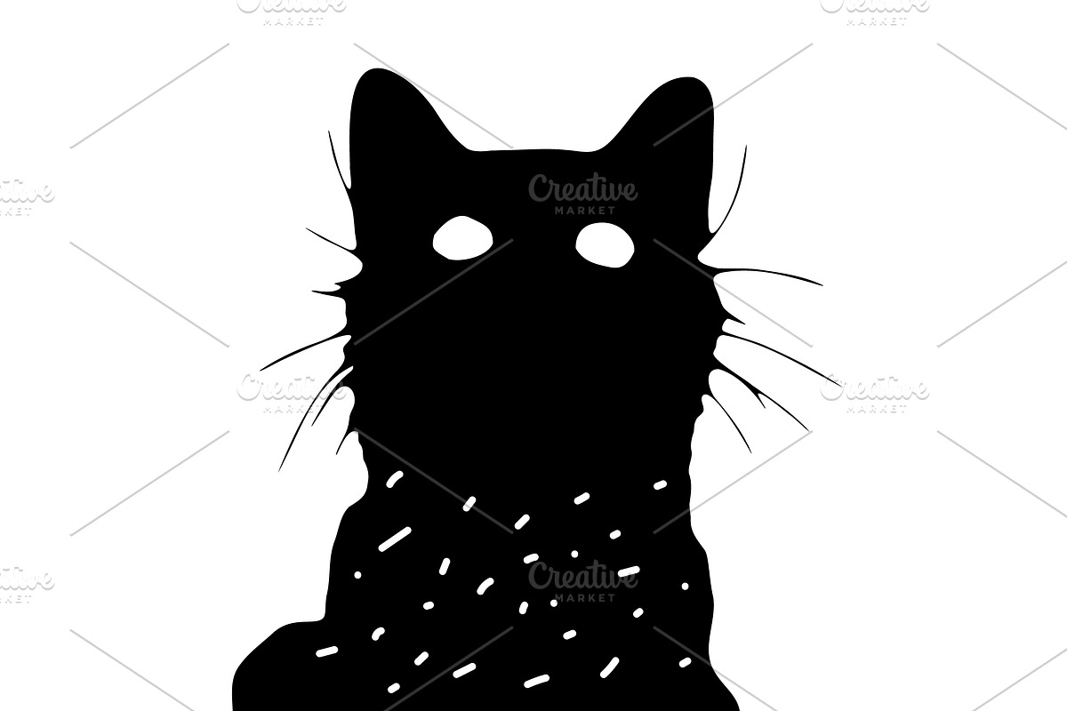 Cat svg, Funny Cats Vector Cut Files, an Animal Illustration by Watercolor_Vector Graphic (Photo 10 of 25)