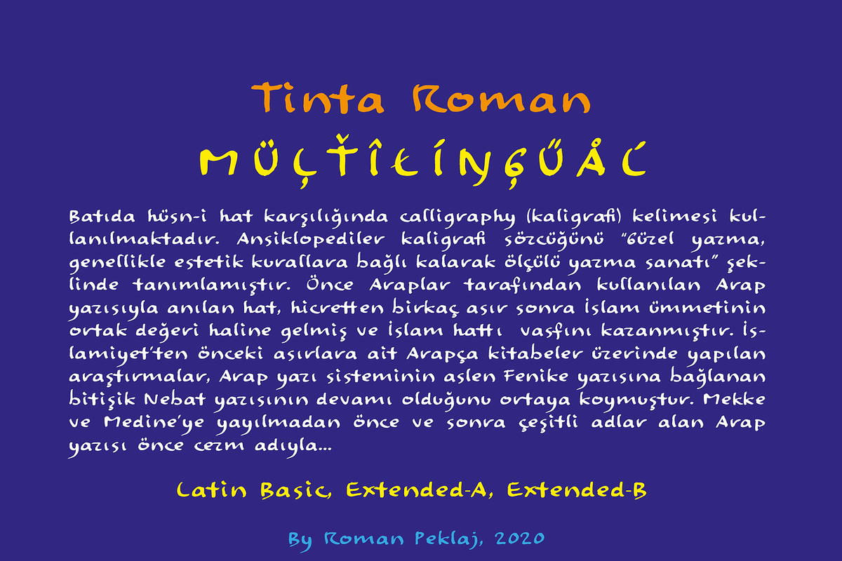 TintaRoman font BUNDLE preview 4