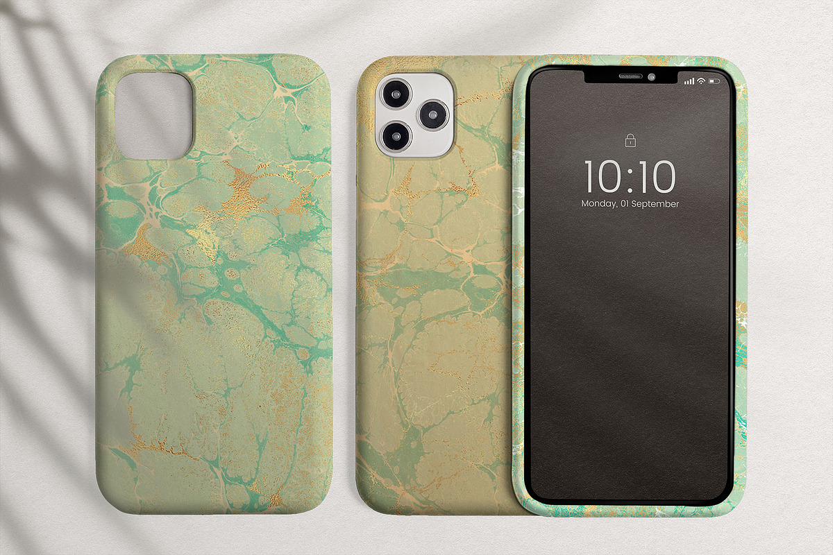 Gold & Mint Green Backgrounds, a Background Graphic by Suna Kosem (Photo 7 of 9)