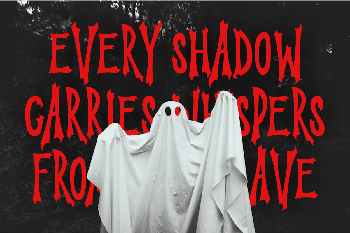 Mooneth Ghost - Horror Font, a Font by PutraCetol Studio (Photo 4 of 5)