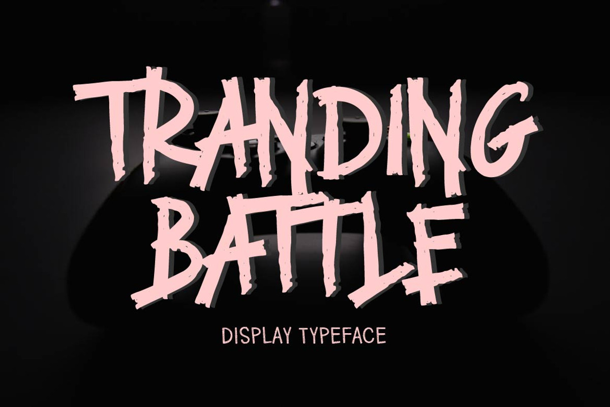 Brush Font Bundle 45 Fonts, a Blackletter Font by AMINMARIO (Photo 35 of 45)