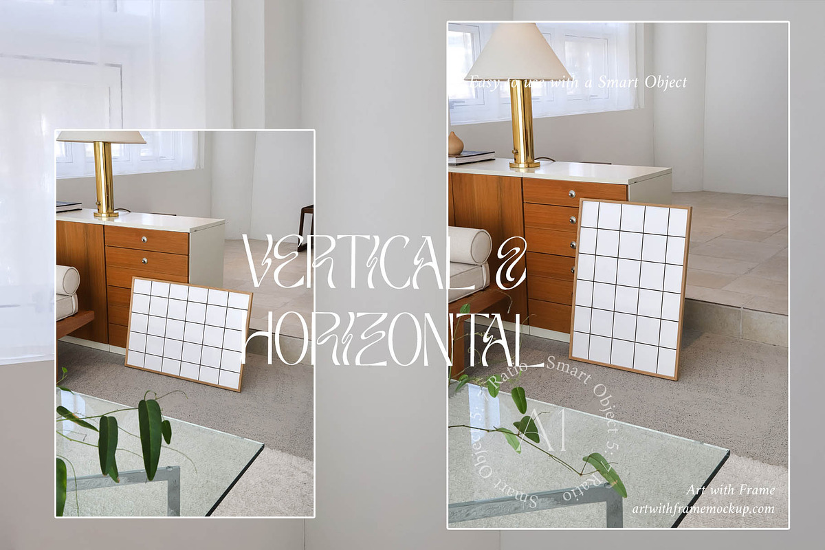 51 Frame Mockups - Vintage Furniture, a Product Mockup by ArtwithFrame (Photo 25 of 50)