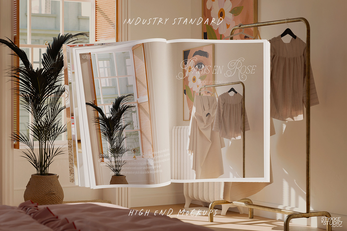 PARIS EN ROSE | frame mockup set, a Household Mockup by Stykke Studio (Photo 7 of 15)