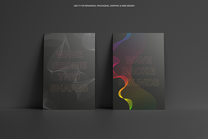 Gradient Vector Wave Backgrounds