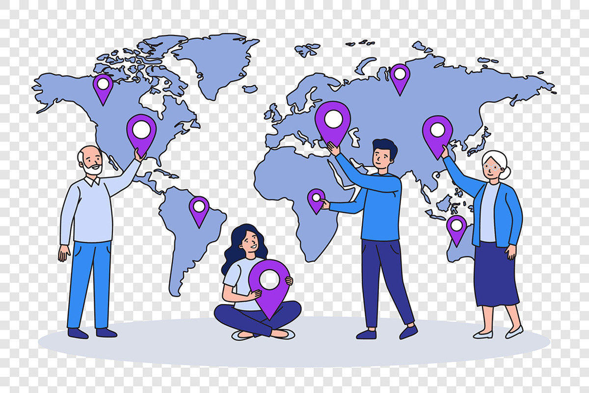 Global Location Mapping Illustration, a Person Illustration by Partikusi Design (Photo 3 of 3)