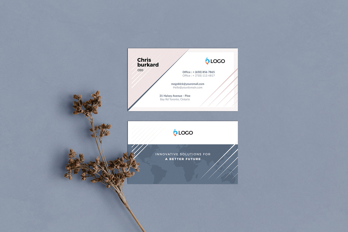 Bundle - Modern Business Cards, a Business Card Template by Crevo Studio (Photo 7 of 8)