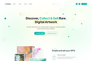 Etheum - NFT Marketplace Figma UI, an UI Kit Template by Themeix (Thumbnail 3 of 28)