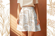 Golden Blossom Flowers, a Pattern Graphic by MalyskaStudio (Thumbnail 9 of 12)