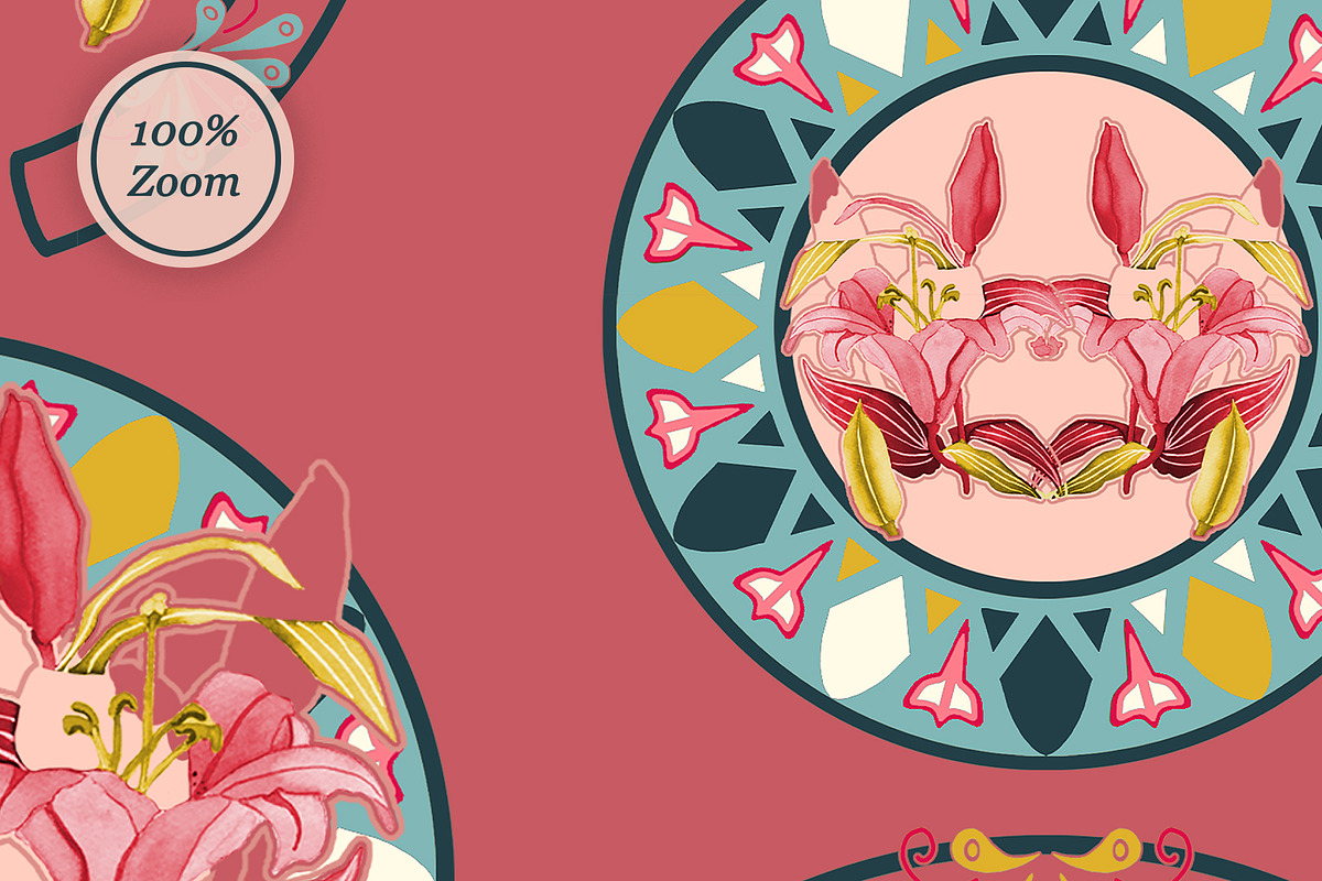 Royal Medallion Prints & Patterns, a Pattern Graphic by GND ART STUDIO (Photo 8 of 8)