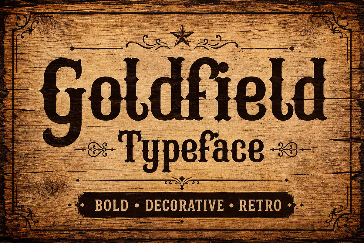 Goldfield, a Serif Font by Wow Magic (Photo 2 of 4)