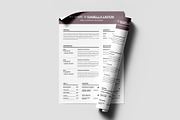 Modern Resume Template CV Design, a Resume Template by PixelStudio (Thumbnail 4 of 5)