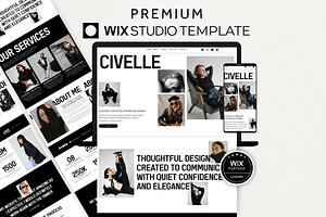 Minimal Wix Studio Landing Page, a Wix Template by AdvertFox
