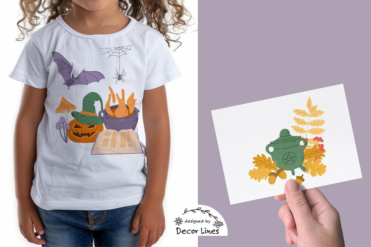 Cozy Halloween Bundle, a Decorative Illustration by Decor Lines (Photo 3 of 9)