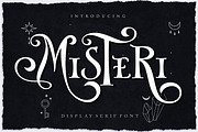 Misteri - Whimsical Font!, a Serif Font by Burhan Afif (Thumbnail 1 of 7)