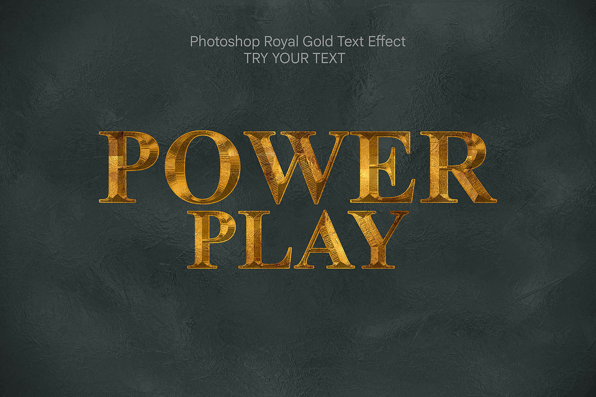 Gold Foil Photoshop Text Effect, a Layer Style Add-On by MRI STUDIO (Photo 21 of 29)