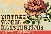 Vintage Floral Illustrations, a Decorative Illustration by Jeffry Macpherson Visuals (Thumbnail 1 of 3)