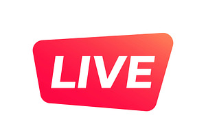 Live stream icon or button.